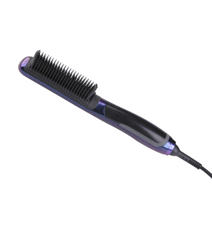 ZUOER ZR-1006 Cepillo para alisar el cabello eléctrico con peine alisador natural al por mayor con control de temperatura de 6 niveles